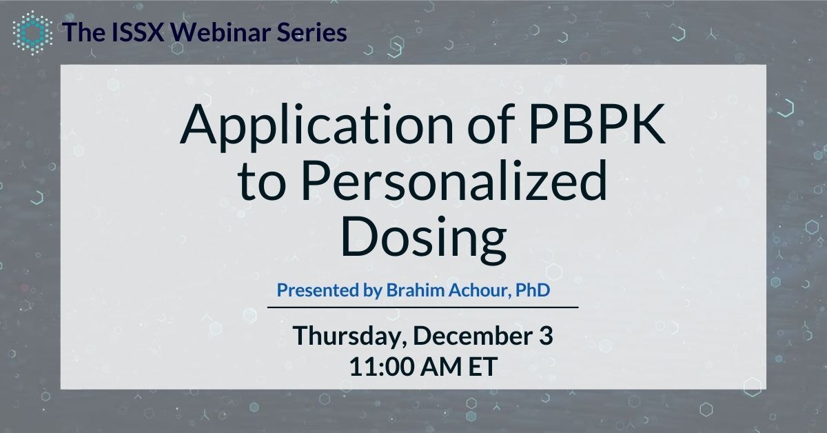 Application of PBPK to Personalized Dosing | Dr. Brahim Achour